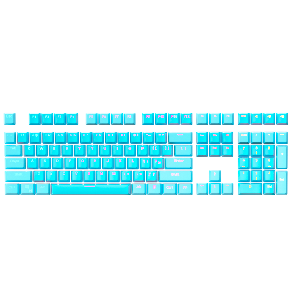 Pure Blue Keycap Set - Kraken Keycaps
