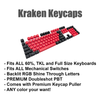 BRED Keycap Set - Kraken Keycaps