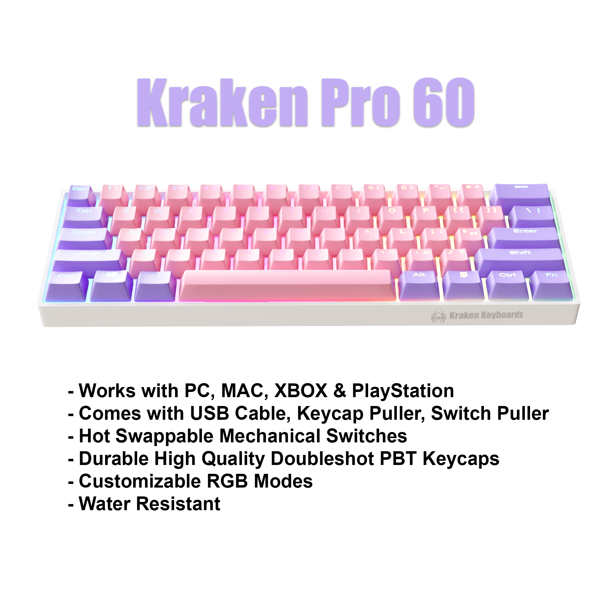 GUMBALL EDITION - Kraken Pro 60% Mechanical Keyboard