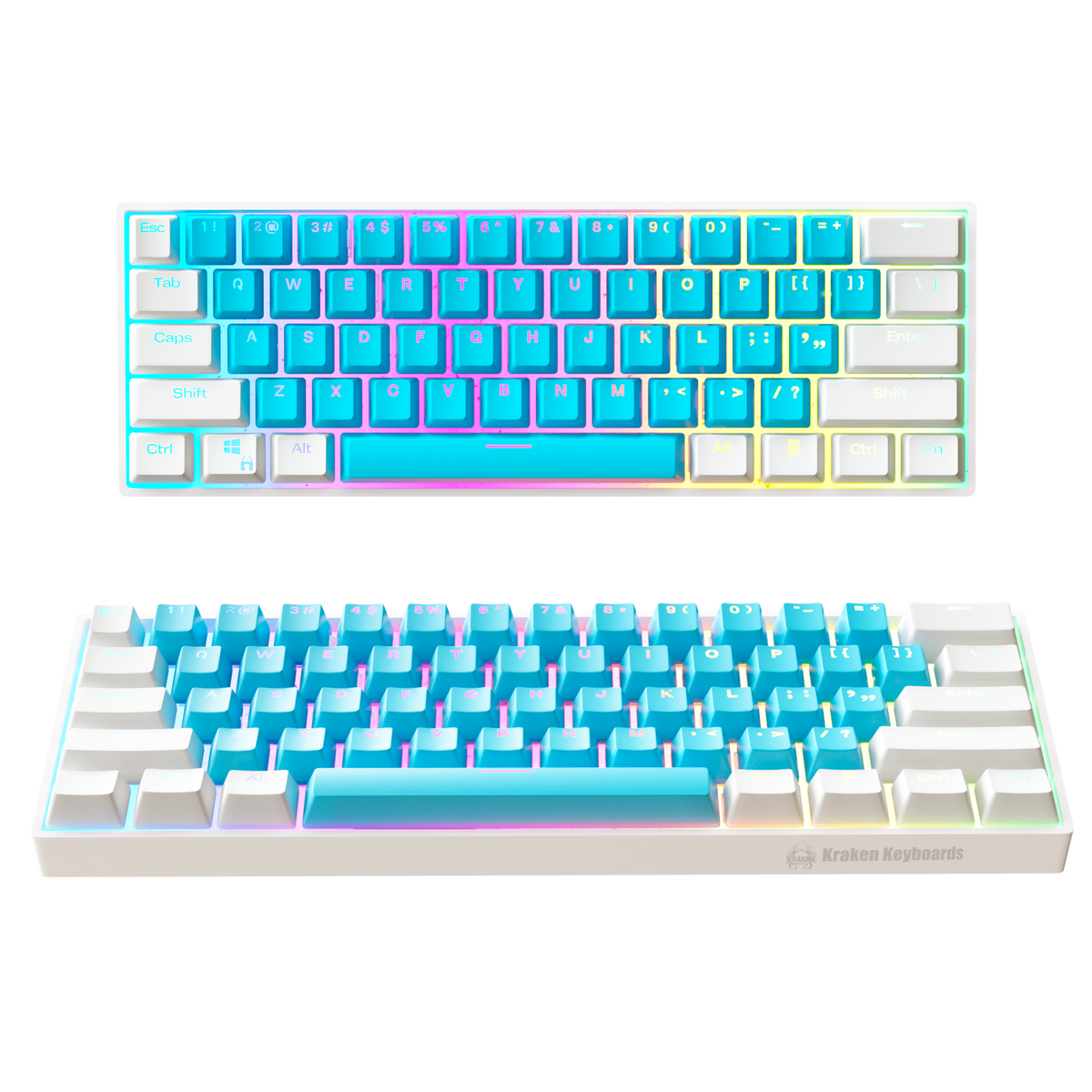 Kraken Pro 60 bred Edition 60% Mechanical Keyboard RGB Gaming Keyboard