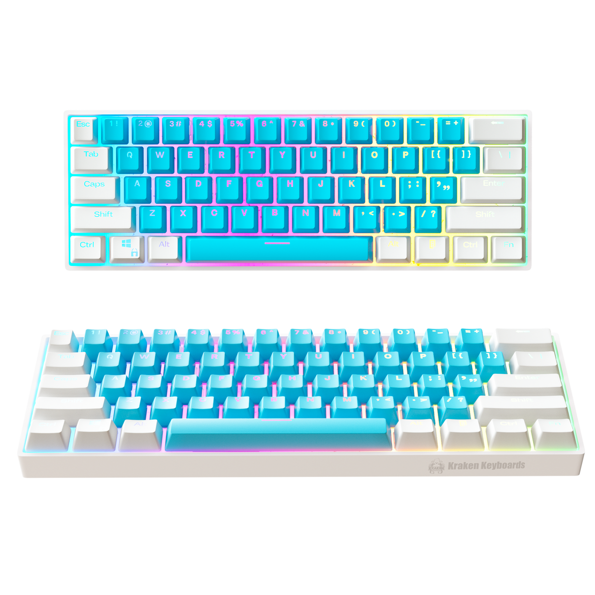 ICE Edition Kraken Pro 60 Mechanical Keyboard KRAKEN KEYBOARDS ice-edition-kraken-pro-60-mechanical-keyboard-kraken-keyboards