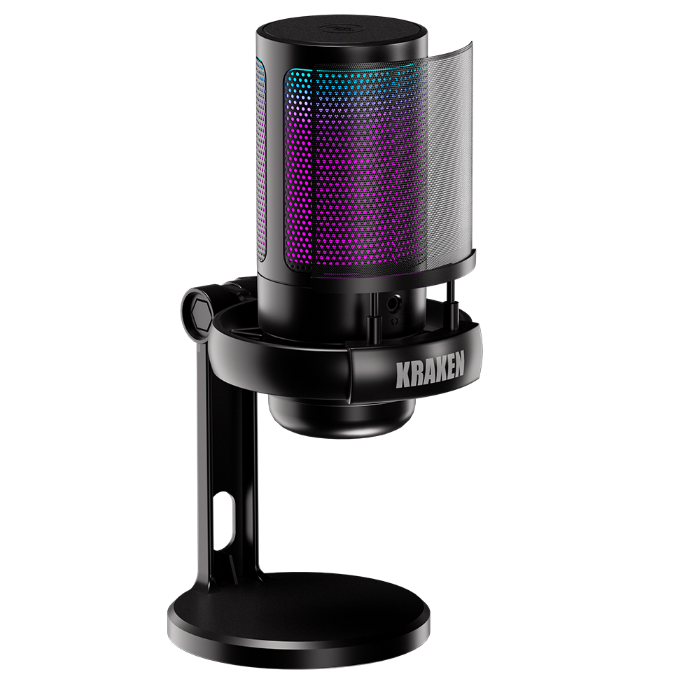 Kraken Echo - RGB Streaming & Gaming Microphone - BLACKOUT