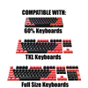 Reverse BRED Keycap Set - Kraken Keycaps