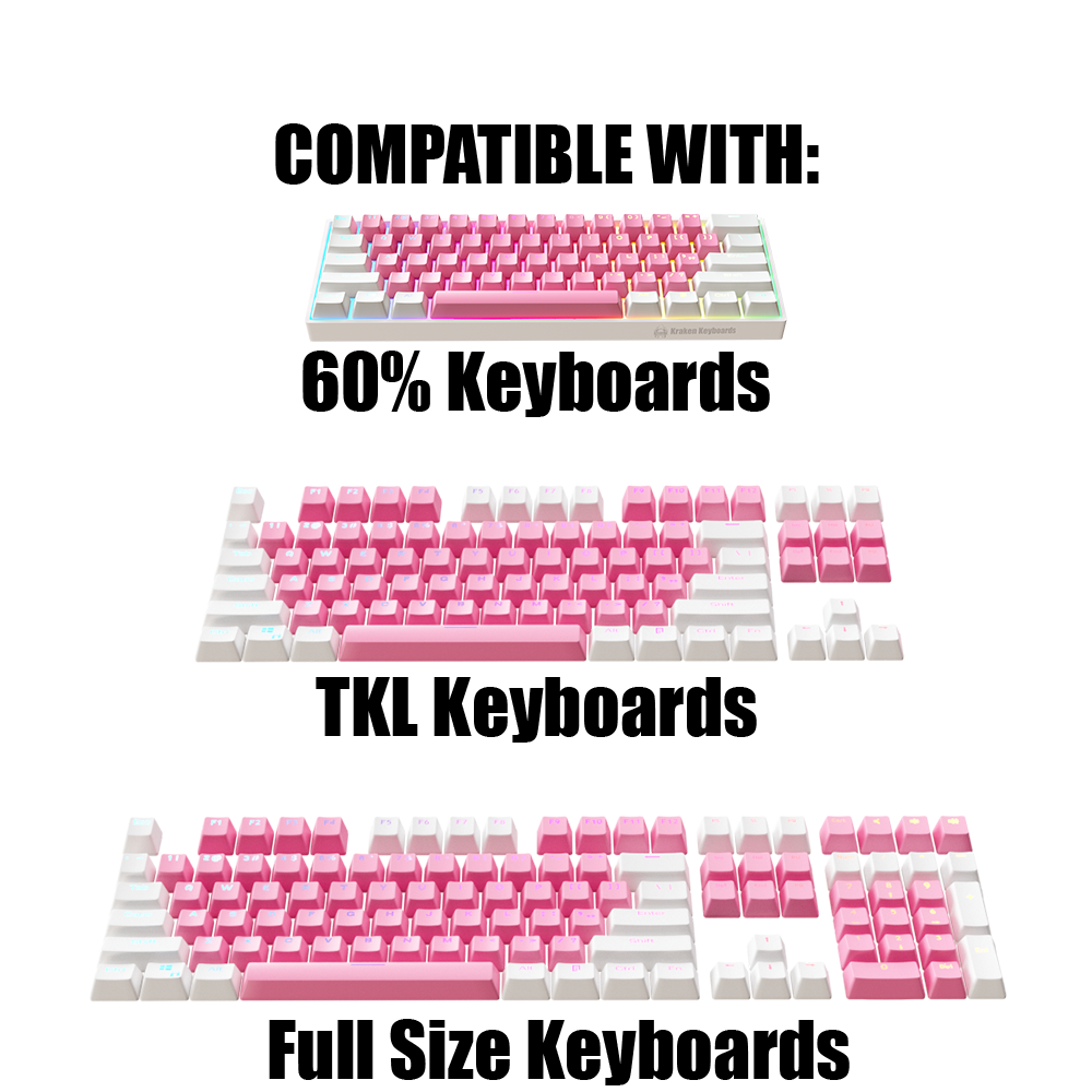 Sakura Keycap Set - Kraken Keycaps