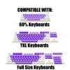 Purple Cloud Keycap Set - Kraken Keycaps