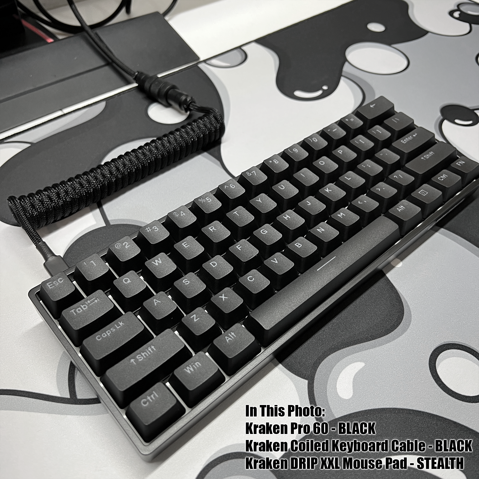 BLACKOUT Edition | Kraken Pro 60% Mechanical Keyboard | KRAKEN