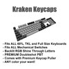 Black Pudding Keycap Set (ISO Keys included)
