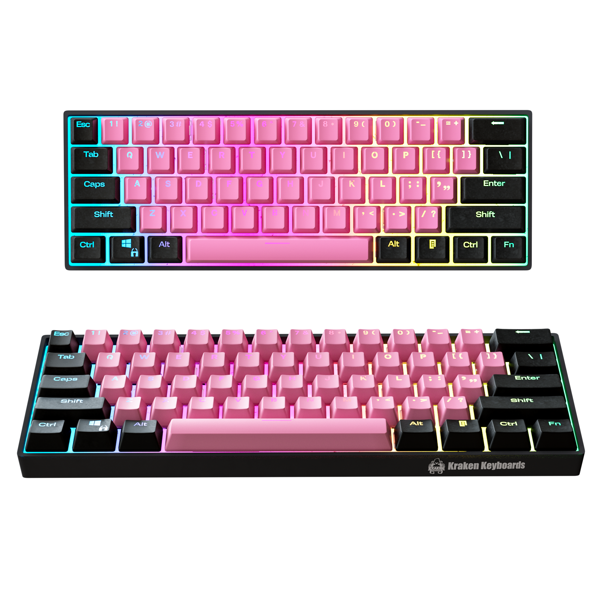 Pink Smart Computer Keyboard Pink Computer Keyboards