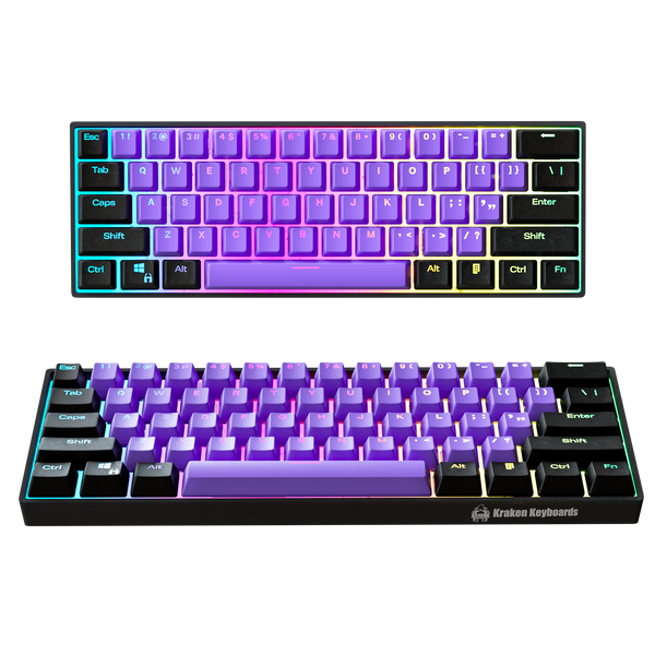 BLACK LOTUS Edition | Kraken Pro 60% Mechanical Keyboard | KRAKEN