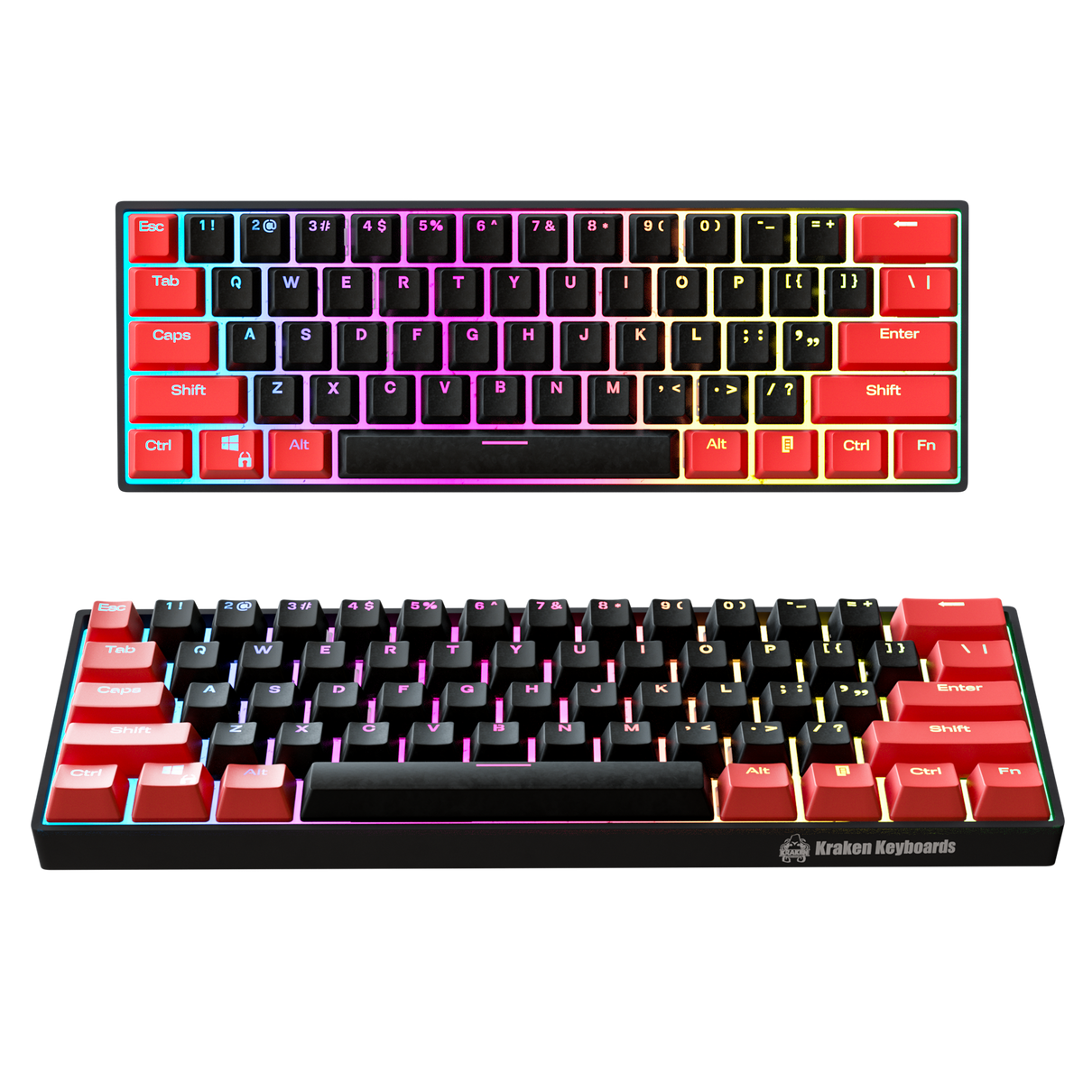 REVERSE BRED Edition | Kraken Pro 60% Mechanical Keyboard | KRAKEN ...