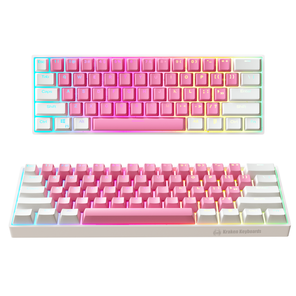 SAKURA Edition | Kraken Pro 60% Mechanical Keyboard | KRAKEN