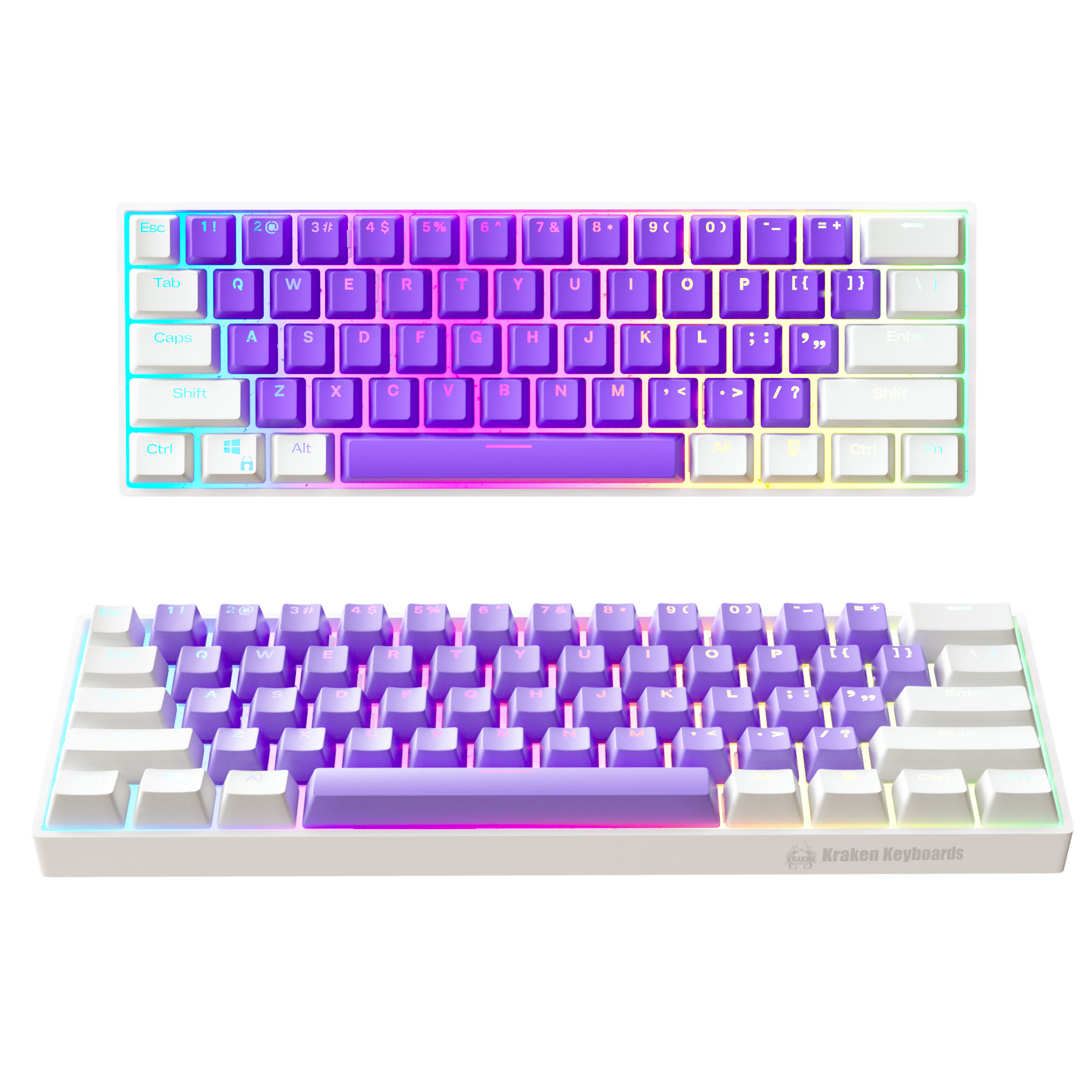 Purple Cloud EDITION - Kraken Pro 60% Mechanical Keyboard