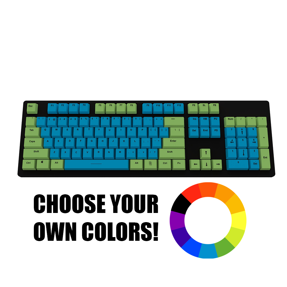 Custom Color Keycaps CHOOSE YOUR OWN COLORS - CUSTOM Keycap Set - Kraken Keycaps – Kraken ...