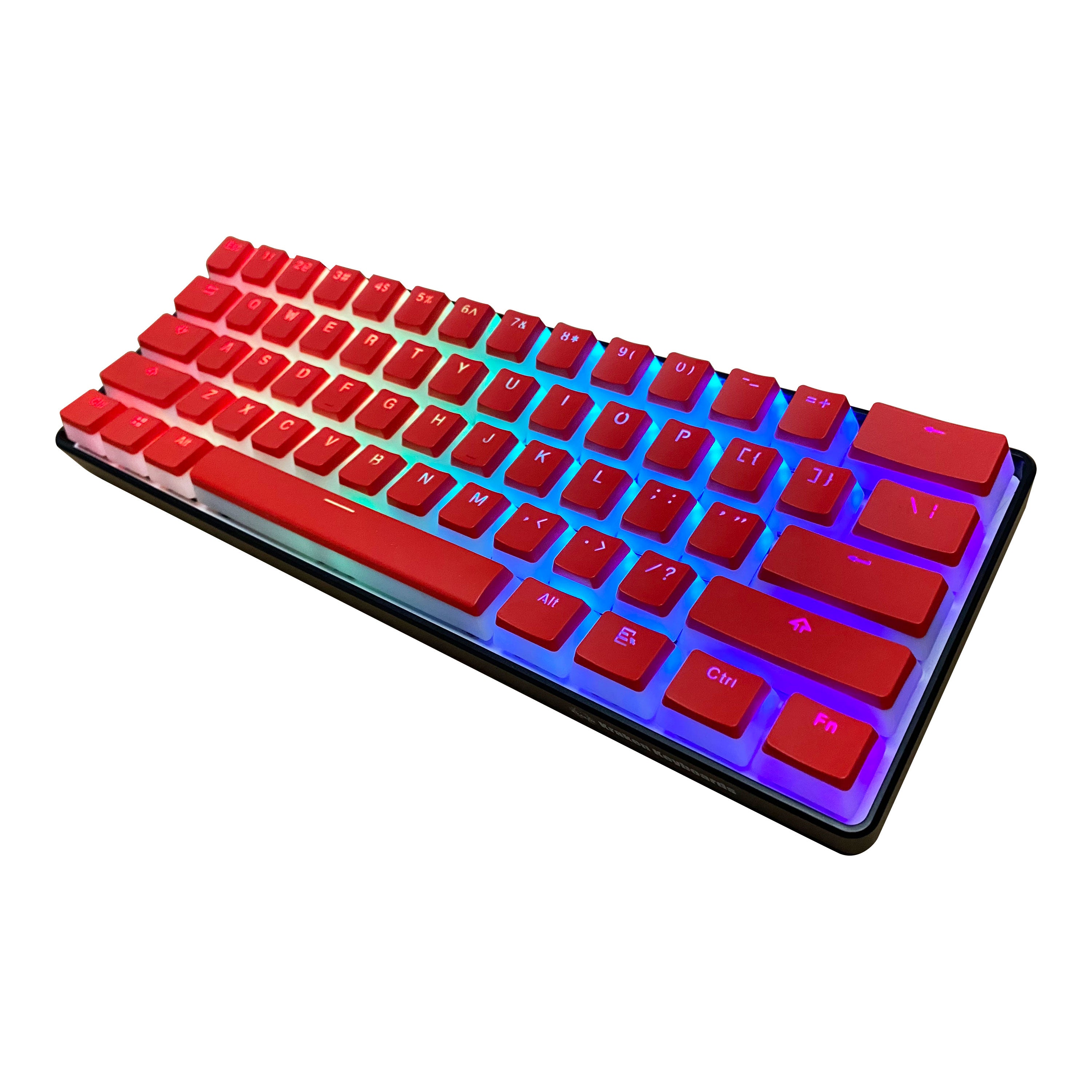 Red Pudding Keycap Set (ISO Keys included)