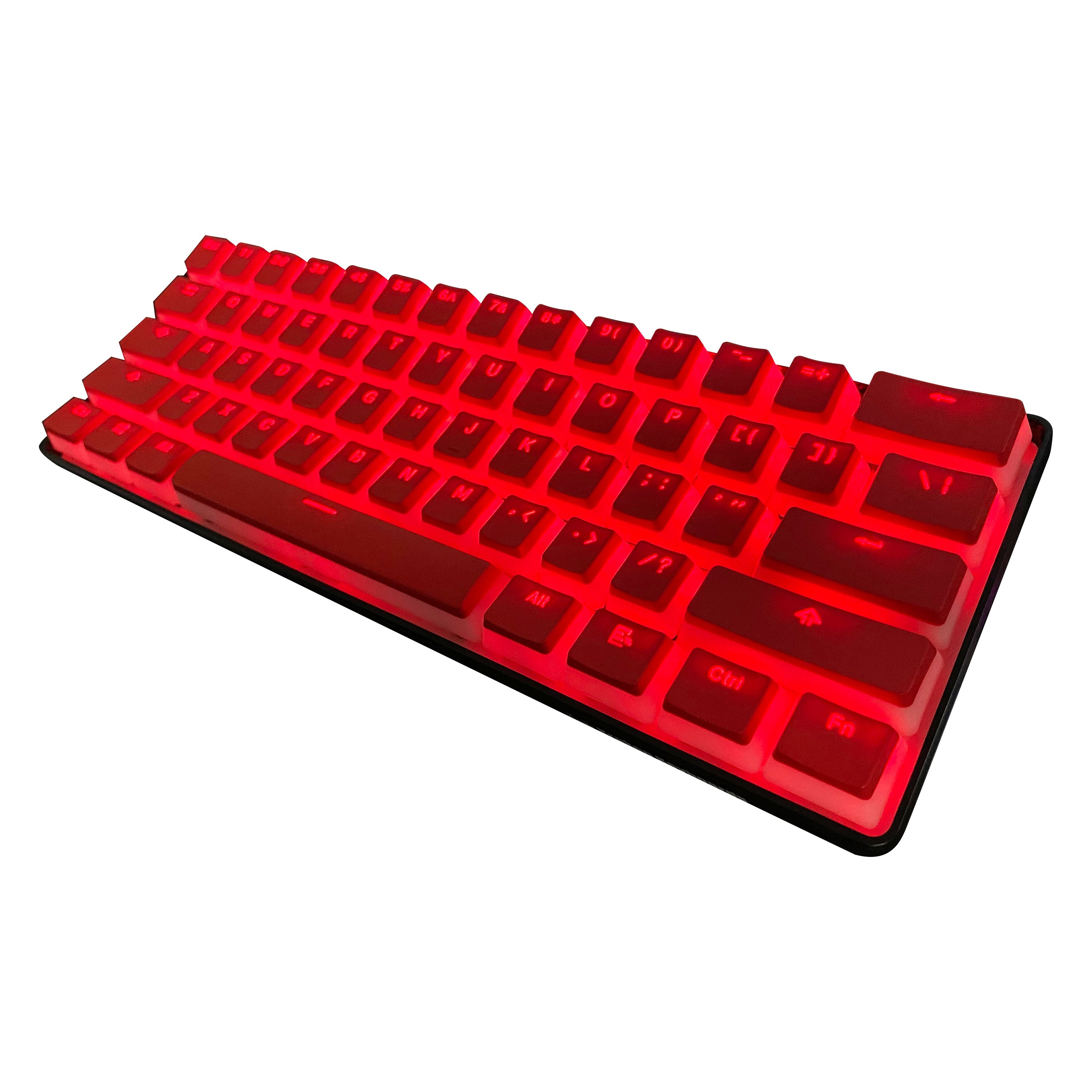 Red Pudding Keycap Set (ISO Keys included)