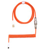 Coiled Keyboard Cable - ORANGE
