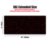 Kraken XXL Gaming Mouse Pad - Black & Red Tiger